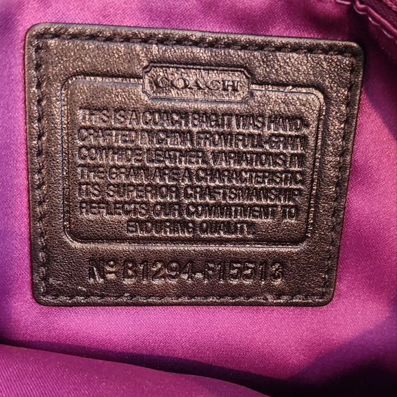 Black Coach Ashley Purse - Picture 4 of 5